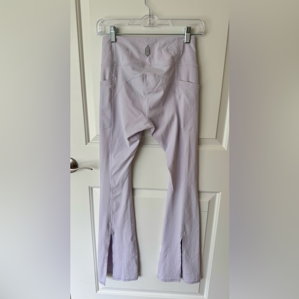 NWOT Free People Intimately Never Better Flare Pants-Lavender Shadow - Picture 10 of 13